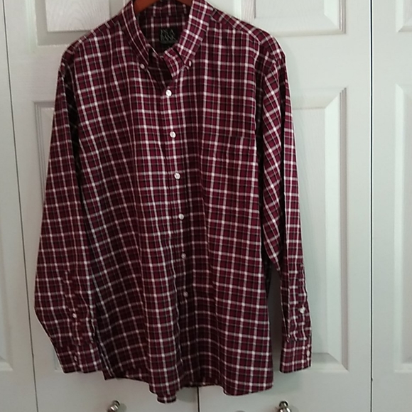 Jos A Bank plaid button down shirt size la… - Picture 2 of 7